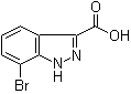 7-Bromo-1H-indazole-3-carboxylic acid molecular structure (CAS 885278-71-7)