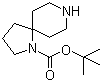 tert-Butyl 1,8-diazaspiro[4.5]decane-1-carboxylate molecular structure (CAS 885279-92-5)
