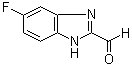 5-氟-1H-苯并咪唑-2-甲醛分子结构 (CAS 885280-34-2)