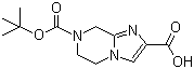 7-Boc-5,6-dihydro-8H-imidazo[1,2-a]pyrazine-2-carboxylic acid molecular structure (CAS 885281-30-1)