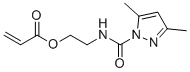 2-Propenoic acid, 2-[[(3,5-dimethyl-1H-pyrazol-1-yl)carbonyl]amino]ethyl ester molecular structure (CAS 885331-05-5)
