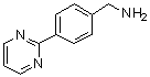 structure of CAS# 885466-44-4, 4-(2-Pyrimidinyl)benzenemethanamine;[4-(Pyrimidin-2-yl)phenyl]methanamine