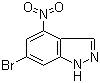 6-Bromo-4-nitro-1H-indazole molecular structure (CAS 885518-46-7)