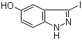3-Iodo-1H-indazol-5-ol molecular structure (CAS 885519-38-0)