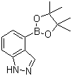 1H-Indazol-4-ylboronic acid pinacol ester molecular structure (CAS 885618-33-7)