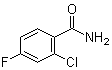 2-Chloro-4-fluorobenzamide molecular structure (CAS 88578-90-9)