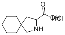 2-Azaspiro[4.5]decane-3-carboxylic acid hydrochloride molecular structure (CAS 88578-97-6)