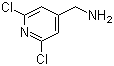 structure of CAS# 88579-63-9, 2,6-Dichloropyridine-4-methylamine;4-Aminomethyl-2,6-dichloropyridine