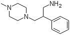 [2-(4-Methylpiperazinyl)-1-phenylethyl]methylamine molecular structure (CAS 885950-68-5)
