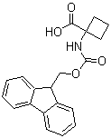 Fmoc-1-aminocyclobutane-1-carboxylic acid molecular structure (CAS 885951-77-9)