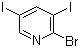 2-Bromo-3,5-diiodopyridine molecular structure (CAS 885952-14-7)