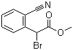 Methyl bromo(2-cyanophenyl)acetate molecular structure (CAS 885953-43-5)