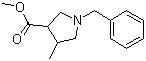 Methyl 1-benzyl-4-methylpyrrolidine-3-carboxylate molecular structure (CAS 885958-67-8)