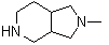 Octahydro-2-methyl-1H-pyrrolo[3,4-c]pyridine molecular structure (CAS 885959-24-0)