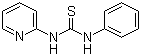 structure of CAS# 886-60-2, 1-Phenyl-3-(2-pyridyl)-2-thiourea