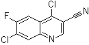 4,7-Dichloro-6-fluoro-3-quinolinecarbonitrile molecular structure (CAS 886362-74-9)