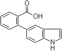 2-(1H-Indol-5-yl)benzoic acid molecular structure (CAS 886363-17-3)