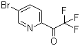 1-(5-Bromo-2-pyridinyl)-2,2,2-trifluoroethanone molecular structure (CAS 886364-50-7)