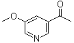 结构式 CAS# 886364-74-5, 1-(5-甲氧基吡啶-3-基)乙酮