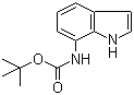 7-N-Boc-Amino-indole molecular structure (CAS 886365-44-2)