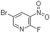 structure of CAS# 886372-98-1, 5-Bromo-2-fluoro-3-nitropyridine