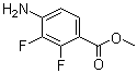structure of CAS# 886497-08-1, 4-Amino-2,3-difluorobenzoic acid methyl ester