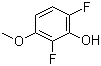 2,6-Difluoro-3-methoxyphenol molecular structure (CAS 886498-60-8)