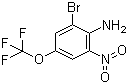 2-Bromo-6-nitro-4-trifluoromethoxyaniline molecular structure (CAS 886499-21-4)
