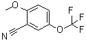 结构式 CAS# 886500-03-4, 2-甲氧基-5-(三氟甲氧基)苯甲腈