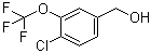 4-Chloro-3-(trifluoromethoxy)benzenemethanol molecular structure (CAS 886500-89-6)