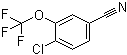 4-Chloro-3-(trifluoromethoxy)benzonitrile molecular structure (CAS 886501-50-4)