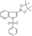1-(Phenylsulfonyl)-7-azaindole-3-boronic acid pinacol ester molecular structure (CAS 886547-94-0)