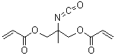 1,1-Bis(acryloyloxymethyl)ethyl isocyanate molecular structure (CAS 886577-76-0)