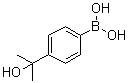 structure of CAS# 886593-45-9, (4-(2-Hydroxypropan-2-yl)phenyl)boronic acid;[4-(1-Hydroxy-1-methylethyl)phenyl]boronic acid