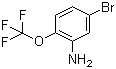 5-Bromo-2-(trifluoromethoxy)aniline molecular structure (CAS 886762-08-9)