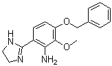3-(Benzyloxy)-6-(4,5-dihydro-1H-imidazol-2-yl)-2-methoxyaniline molecular structure (CAS 887202-50-8)