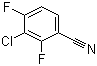 3-Chloro-2,4-difluorobenzonitrile molecular structure (CAS 887267-38-1)