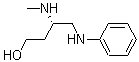 (S)-3-(Methylamino)-4-(phenylamino)-1-butanol molecular structure (CAS 88733-39-5)