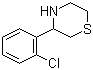 3-(2-Chlorophenyl)thiomorpholine molecular structure (CAS 887344-30-1)