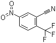 structure of CAS# 887350-95-0, 5-Nitro-2-(trifluoromethyl)benzonitrile