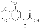 结构式 CAS# 88755-16-2, 3,4,5-三甲氧基-alpha-氧代苯乙酸