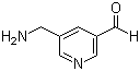 5-(Aminomethyl)-3-pyridinecarboxaldehyde molecular structure (CAS 887579-82-0)