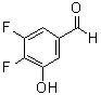 3,4-Difluoro-5-hydroxybenzaldehyde molecular structure (CAS 887584-91-0)