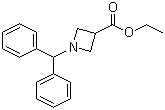 structure of CAS# 887591-82-4, 1-Benzhydrylazetidine-3-carboxylic acid ethyl ester