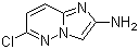 2-Amino-6-chloroimidazo[1,2-b]pyridazine molecular structure (CAS 887625-09-4)
