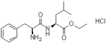 N-L-Phenylalanyl-L-leucine ethyl ester monohydrochloride molecular structure (CAS 88767-10-6)