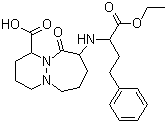 structure of CAS# 88768-40-5, Cilazapril;(1S,9S)-9-[(S)-1-Ethoxycarbonyl-3-phenylpropylamino]-10-oxoperhydropyridazino[1,2-a][1,2]diazepine-1-carboxylic acid