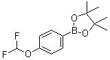 4-Difluoromethoxyphenylboronic acid pinacol ester molecular structure (CAS 887757-48-4)