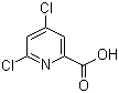 结构式 CAS# 88912-25-8, 4,6-二氯吡啶-2-甲酸