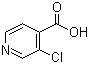 3-Chloroisonicotinic acid molecular structure (CAS 88912-27-0)